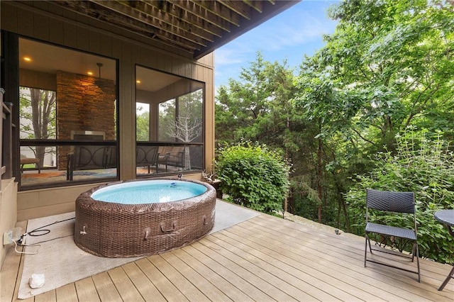 11717 S Barth Rd, Olathe, KS 66061 - view of wooden terrace