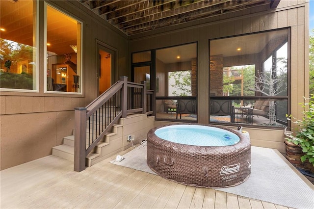 11717 S Barth Rd, Olathe, KS 66061 - view of wooden deck