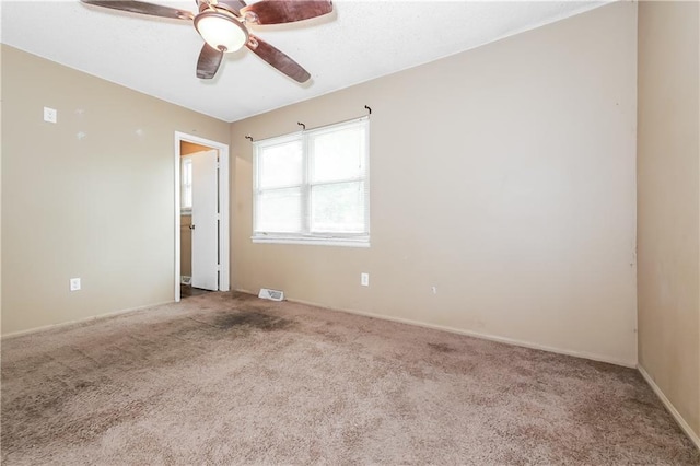 20408 E 15th Ter, Independence, MO 64056 - unfurnished room with carpet floors and ceiling fan