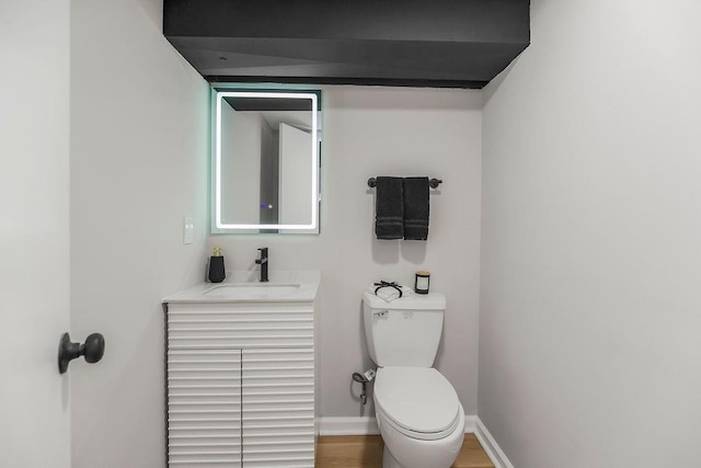 4309 S Huntington Way, Independence, MO 64055 - bathroom with vanity and wood finished floors