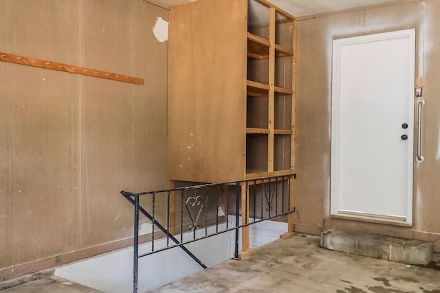 4309 S Huntington Way, Independence, MO 64055 - stairway featuring concrete floors
