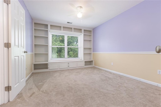 8620 N Eastern Ave, Kansas City, MO 64157 - empty room featuring a ceiling fan and carpet flooring