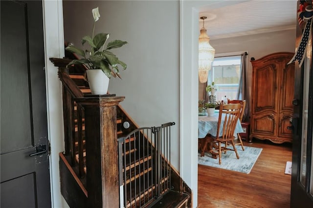 2220 Eugene Field Ave, Saint Joseph, MO 64505 - corridor featuring wood finished floors