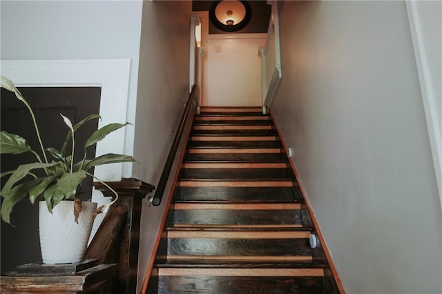 2220 Eugene Field Ave, Saint Joseph, MO 64505 - stairway featuring baseboards