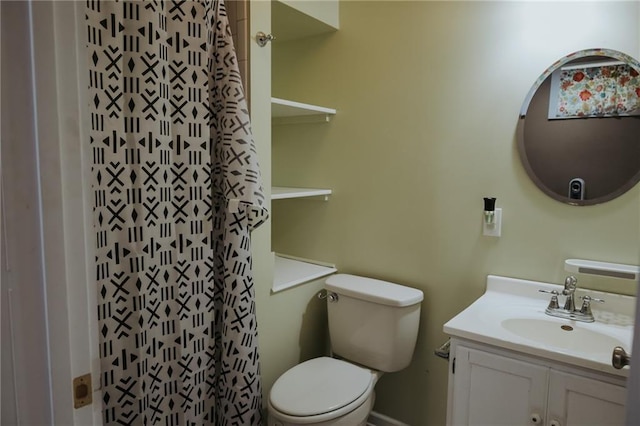 2220 Eugene Field Ave, Saint Joseph, MO 64505 - bathroom with a shower with shower curtain and vanity