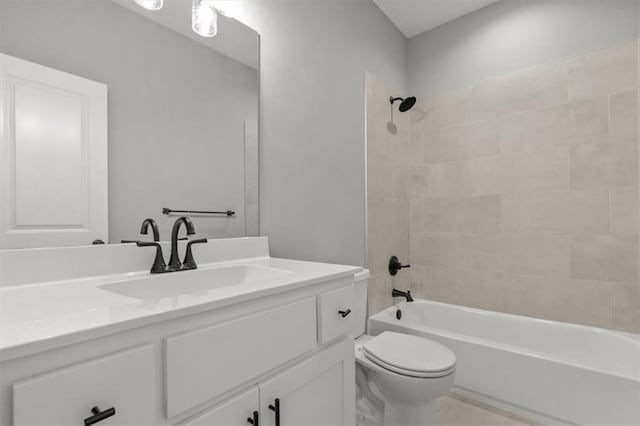 19709 W 198th Ct, Spring Hill, KS 66083 - full bath with vanity, bathing tub / shower combination, and tile patterned flooring