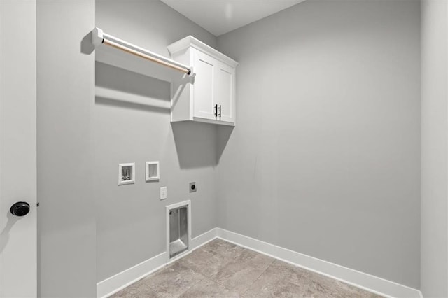 19709 W 198th Ct, Spring Hill, KS 66083 - laundry area with hookup for a washing machine, electric dryer hookup, and cabinet space