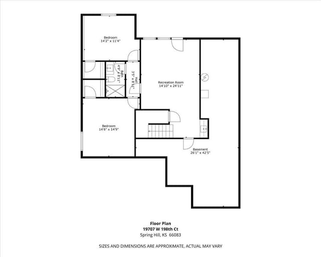 19709 W 198th Ct, Spring Hill, KS 66083 - view of home floor plan