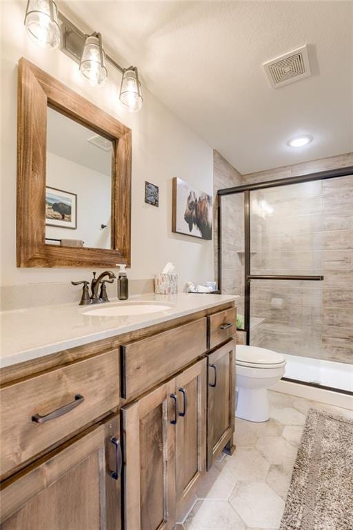 12750 Larkspur Ln, Platte City, MO 64079 - bathroom featuring vanity and a stall shower