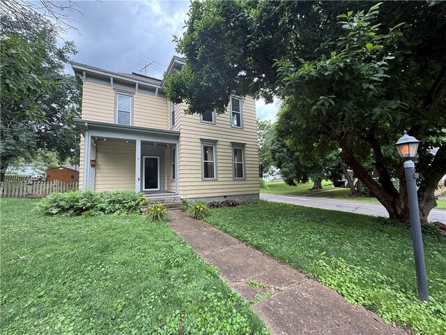 624 S St, Atchison, KS 66002 - view of front facade with covered porch