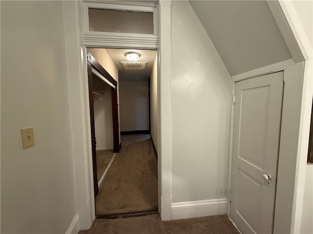 624 S St, Atchison, KS 66002 - hallway featuring carpet floors and baseboards