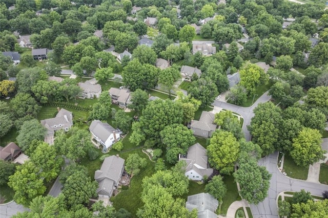2405 W 124th St, Leawood, KS 66209 - aerial perspective of suburban area