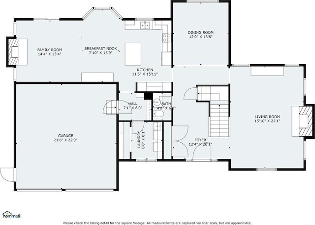 2405 W 124th St, Leawood, KS 66209 - view of floor plan / room layout