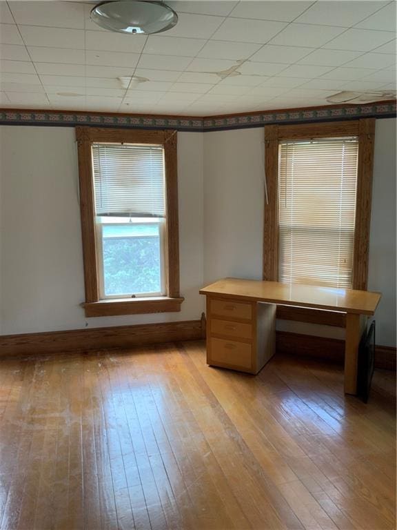 627 50th Rd, Toronto, KS 66777 - unfurnished office with light wood-type flooring and baseboards