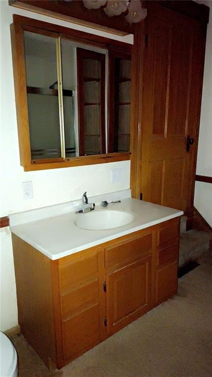 627 50th Rd, Toronto, KS 66777 - bathroom with vanity and toilet