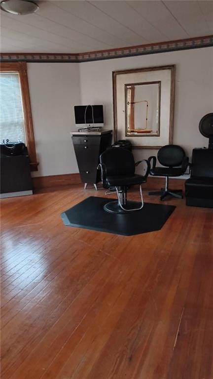 627 50th Rd, Toronto, KS 66777 - office with crown molding and light wood-style flooring