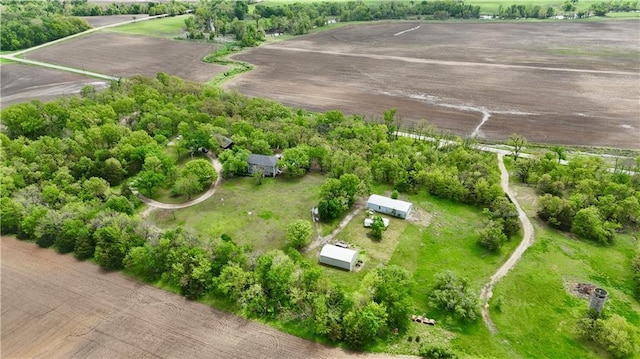 789 Maple Rd, Uniontown, KS 66779 - aerial overview of property's location featuring rural landscape and a tree filled landscape