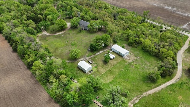 789 Maple Rd, Uniontown, KS 66779 - aerial view of property's location featuring rural landscape