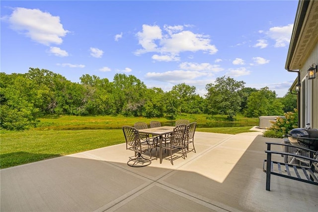 31788 W 223rd St, Spring Hill, KS 66083 - view of patio / terrace featuring outdoor dining space and area for grilling