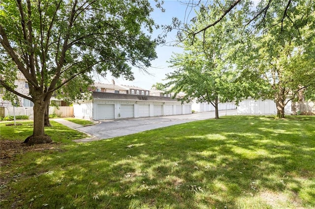10017 W 95th St, Overland Park, KS 66212 - view of yard with community garages