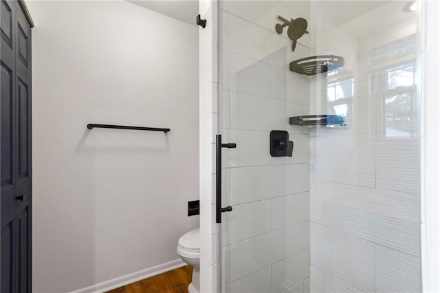 10017 W 95th St, Overland Park, KS 66212 - full bath with a shower stall and wood finished floors