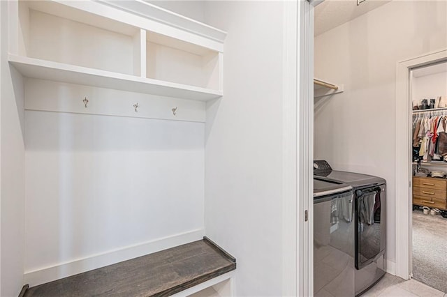 20854 W 190th Pl, Spring Hill, KS 66083 - laundry room featuring washer and clothes dryer