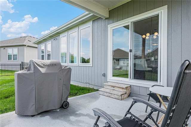 20854 W 190th Pl, Spring Hill, KS 66083 - view of patio / terrace with area for grilling and entry steps