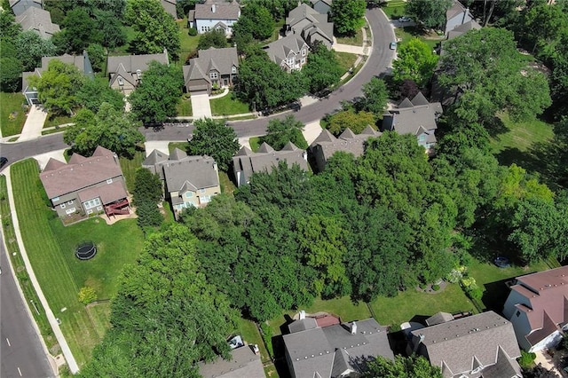 14010 Ash St, Overland Park, KS 66224 - aerial view of property and surrounding area with nearby suburban area