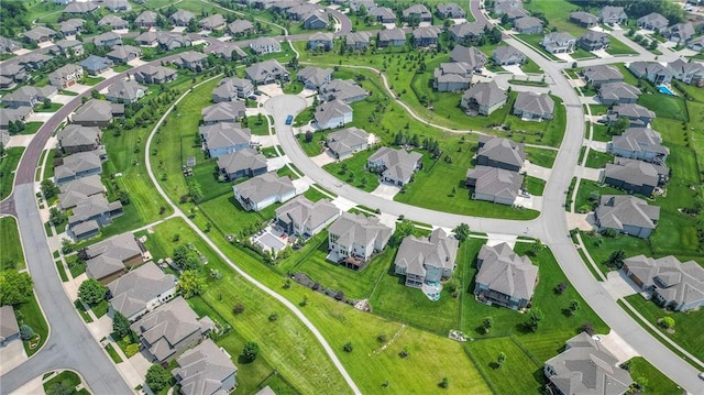17404 Crystal St, Overland Park, KS 66221 - aerial view of property's location with nearby suburban area