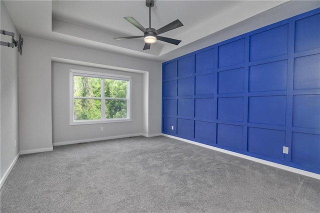 14500 Aurora Ln, Basehor, KS 66007 - carpeted empty room featuring baseboards and a ceiling fan