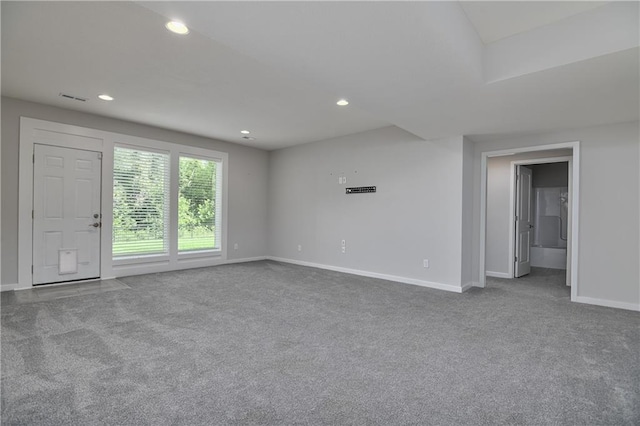 14500 Aurora Ln, Basehor, KS 66007 - spare room with carpet flooring and recessed lighting