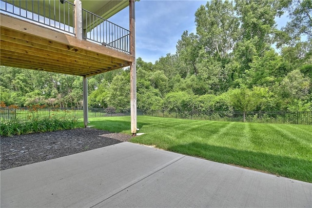 14500 Aurora Ln, Basehor, KS 66007 - view of yard featuring a patio area