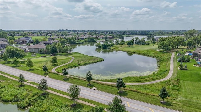 14500 Aurora Ln, Basehor, KS 66007 - aerial perspective of suburban area featuring a nearby body of water