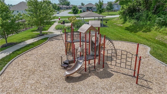 14500 Aurora Ln, Basehor, KS 66007 - communal playground with a residential view and a yard