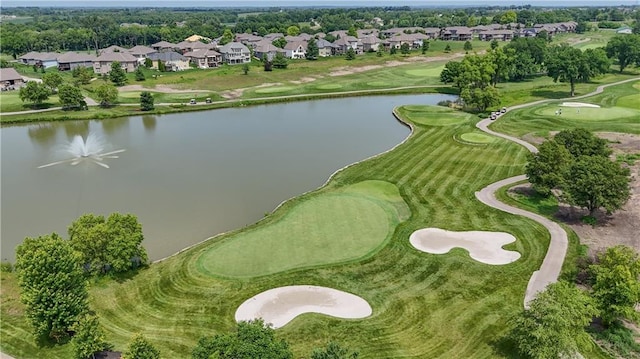 14500 Aurora Ln, Basehor, KS 66007 - view of property location with nearby suburban area, a nearby body of water, and a golf course