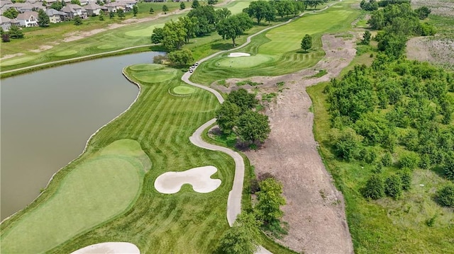 14500 Aurora Ln, Basehor, KS 66007 - aerial view of property and surrounding area featuring a large body of water, a local golf course, and nearby suburban area