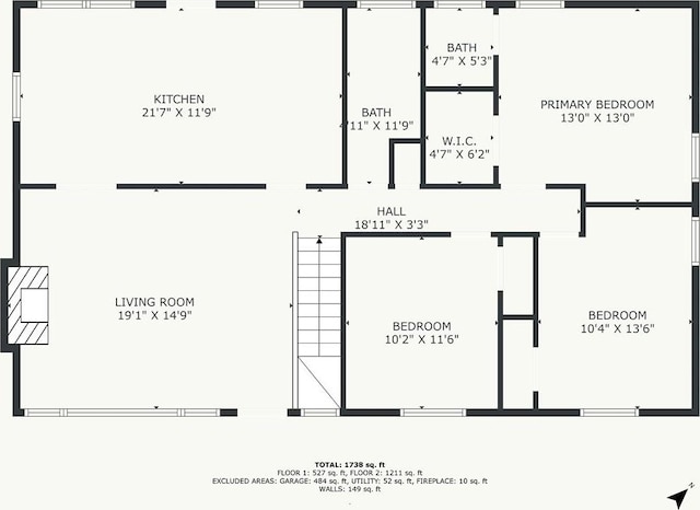 2206 N 73rd Ter, Kansas City, KS 66109 - view of room layout