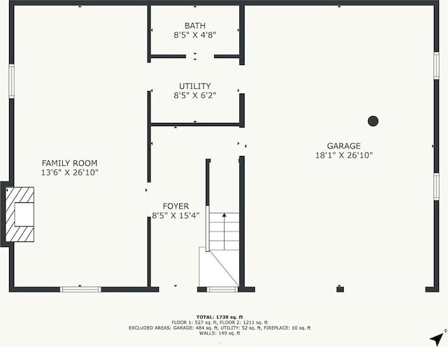 2206 N 73rd Ter, Kansas City, KS 66109 - view of floor plan / room layout