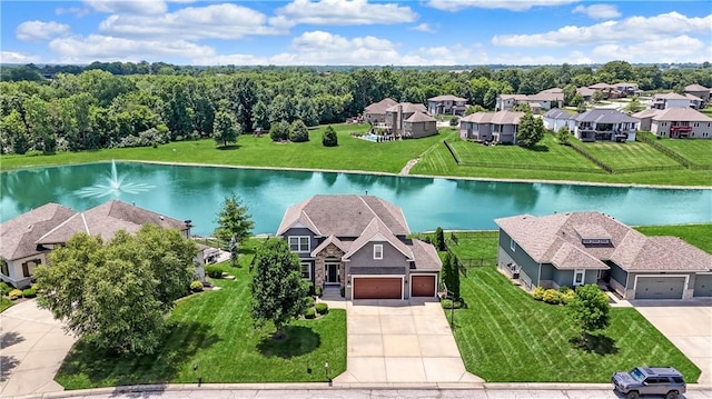 1216 Hillmann Ln, Warrensburg, MO 64093 - aerial view of residential area with a large body of water