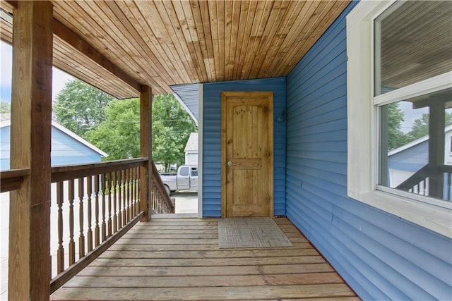814 S Saville St, Independence, MO 64052 - view of wooden deck