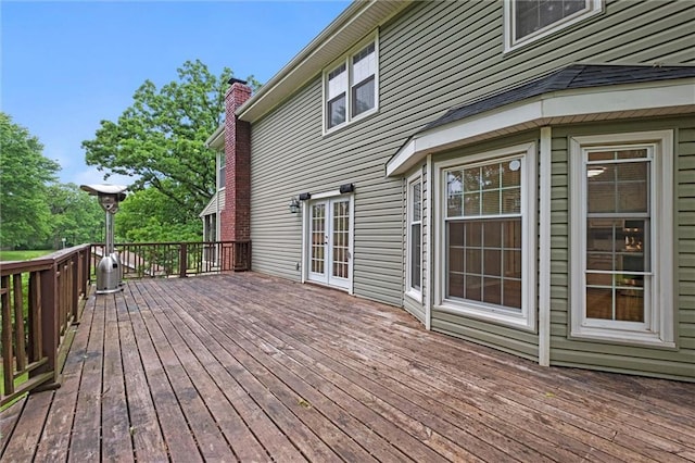 12343 Pinehurst Dr, Kansas City, KS 66109 - view of wooden deck