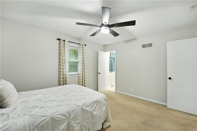 1303 SW Mission Pl, Lees Summit, MO 64081 - bedroom featuring light carpet and a ceiling fan