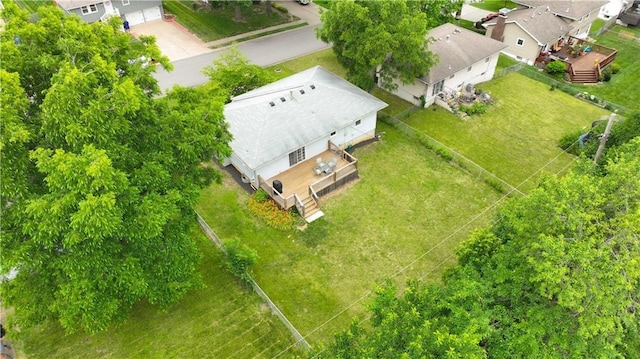 1303 SW Mission Pl, Lees Summit, MO 64081 - aerial perspective of suburban area