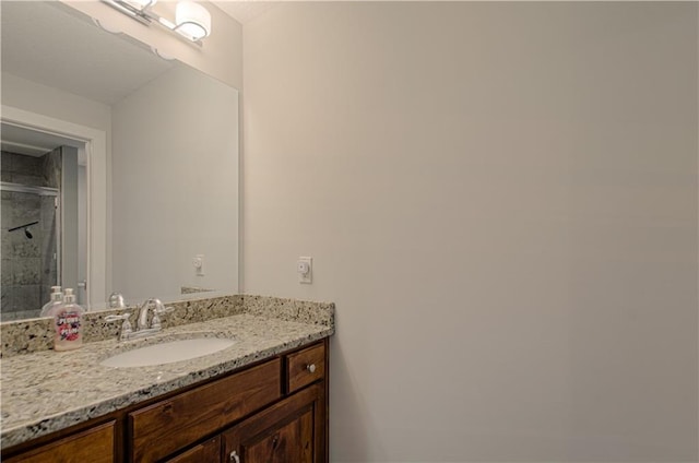 10423 W 168th Ter, Overland Park, KS 66221 - bathroom featuring vanity and a shower stall