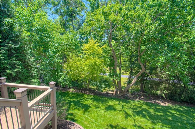 10423 W 168th Ter, Overland Park, KS 66221 - view of grassy yard featuring a deck