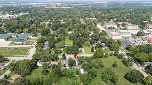 1125 S Mulberry St, Ottawa, KS 66067 - aerial view of property and surrounding area