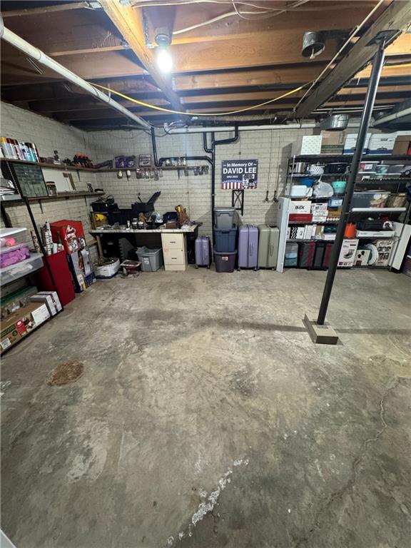 109 W 3rd St, Stanberry, MO 64489 - view of unfinished below grade area