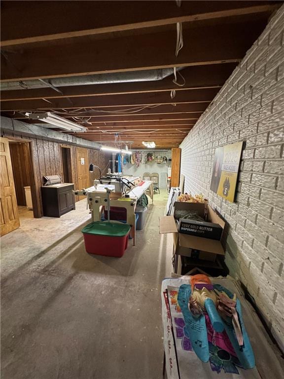 109 W 3rd St, Stanberry, MO 64489 - view of unfinished below grade area