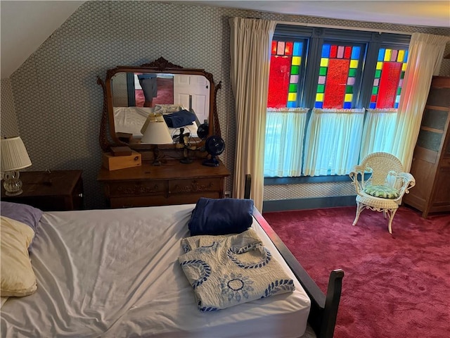 222 W Gay St, Warrensburg, MO 64093 - bedroom with wallpapered walls and carpet flooring