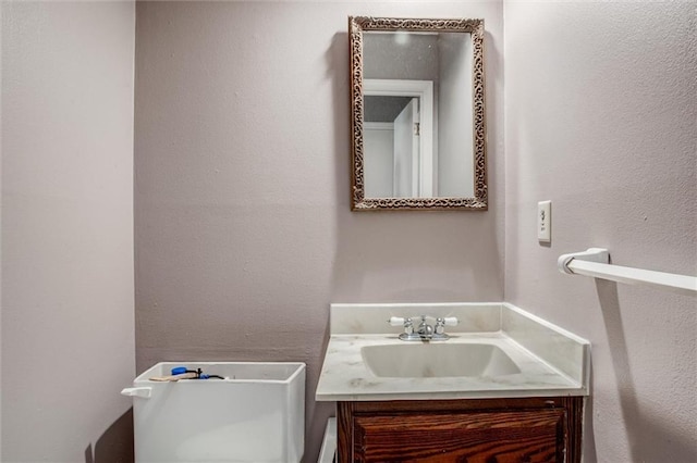 10151 W 84th St, Overland Park, KS 66212 - bathroom with vanity and a textured wall